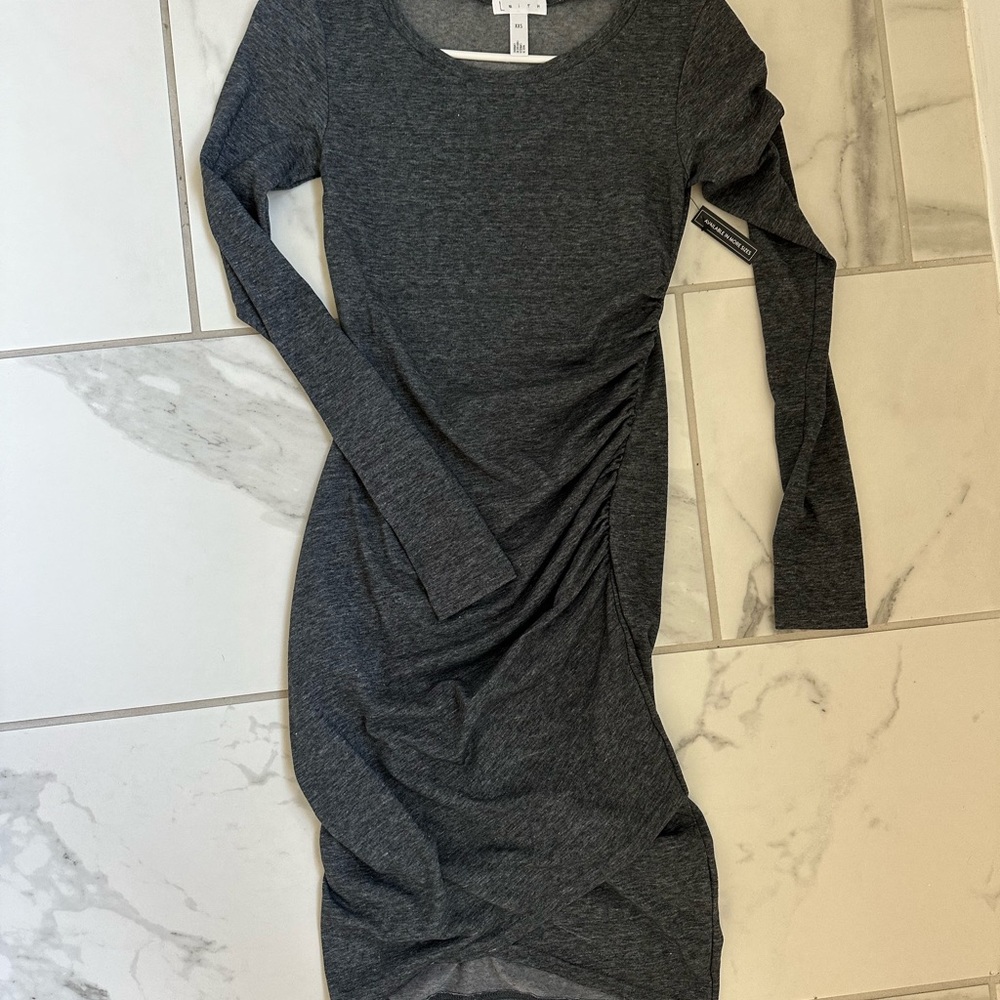 2 DRESSES Ruched Body-Con long sleeve Dress NEW WTAGS selling dresses together